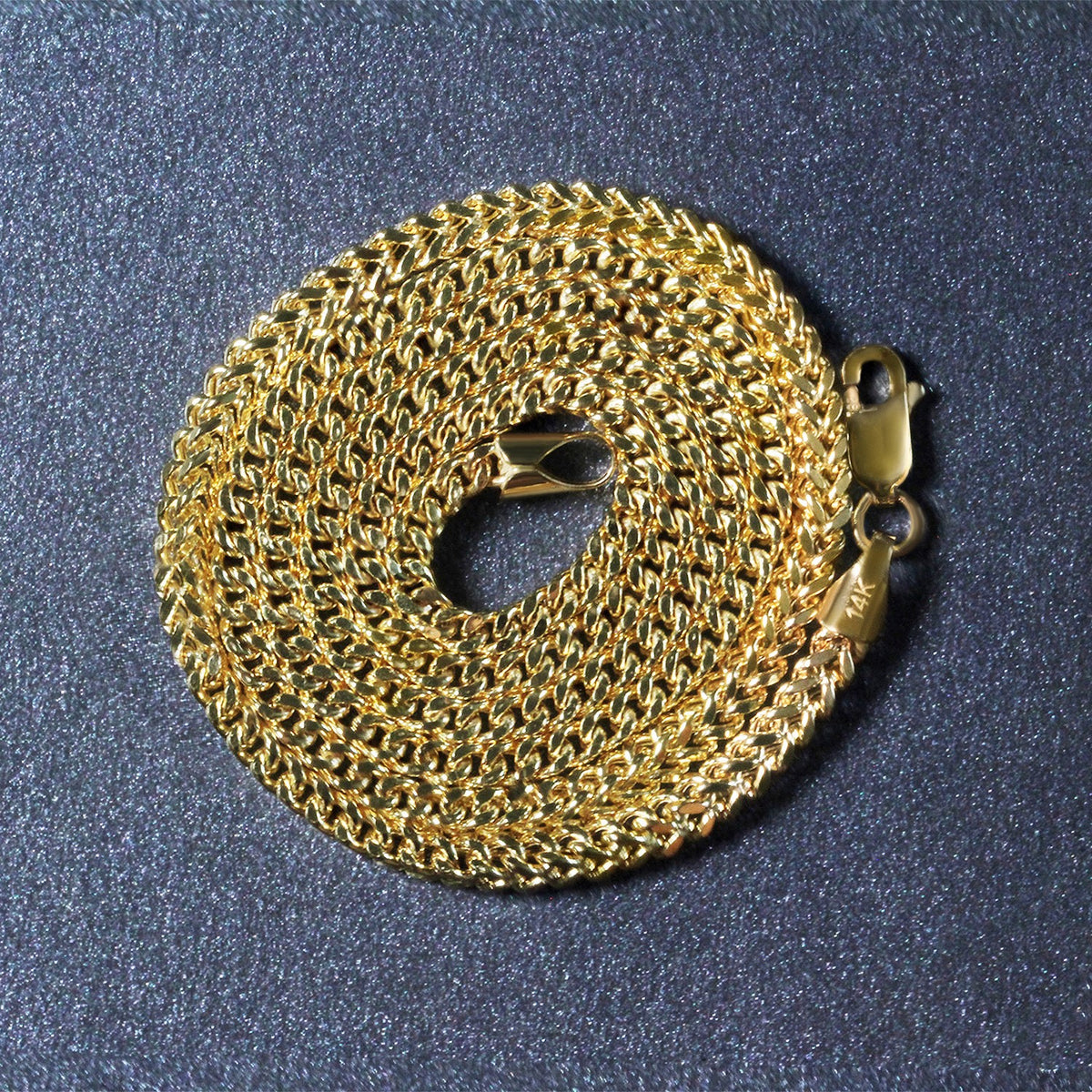 14k Yellow Gold Light Weight Wheat Chain
