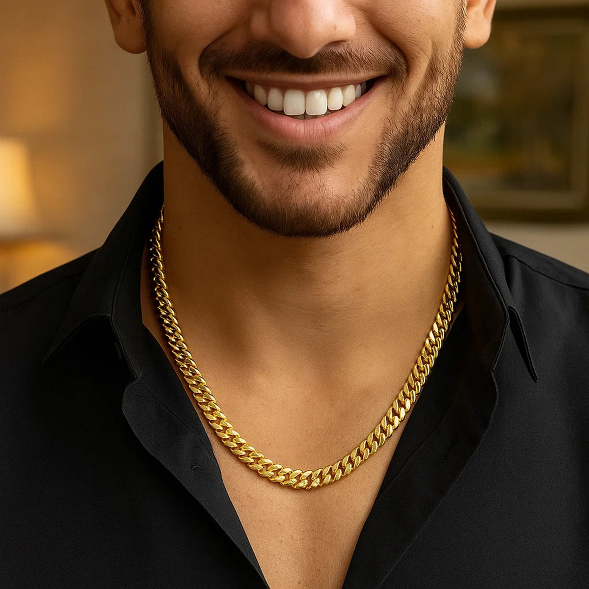14k Classic Miami Cuban Solid Chain