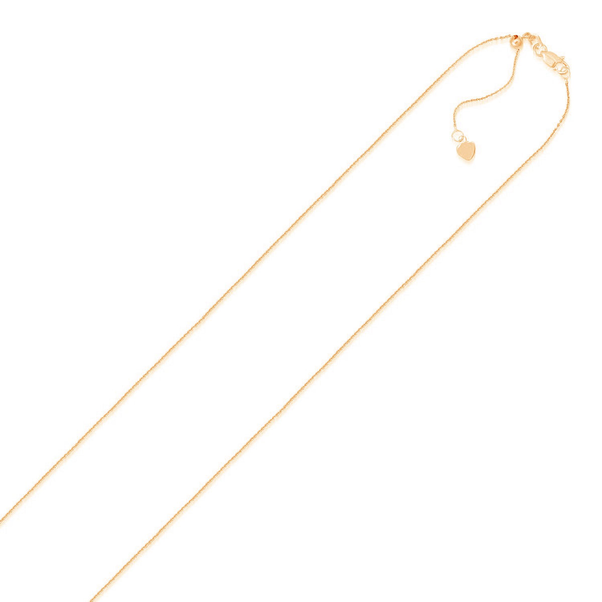 14k Adjustable Cable Chain