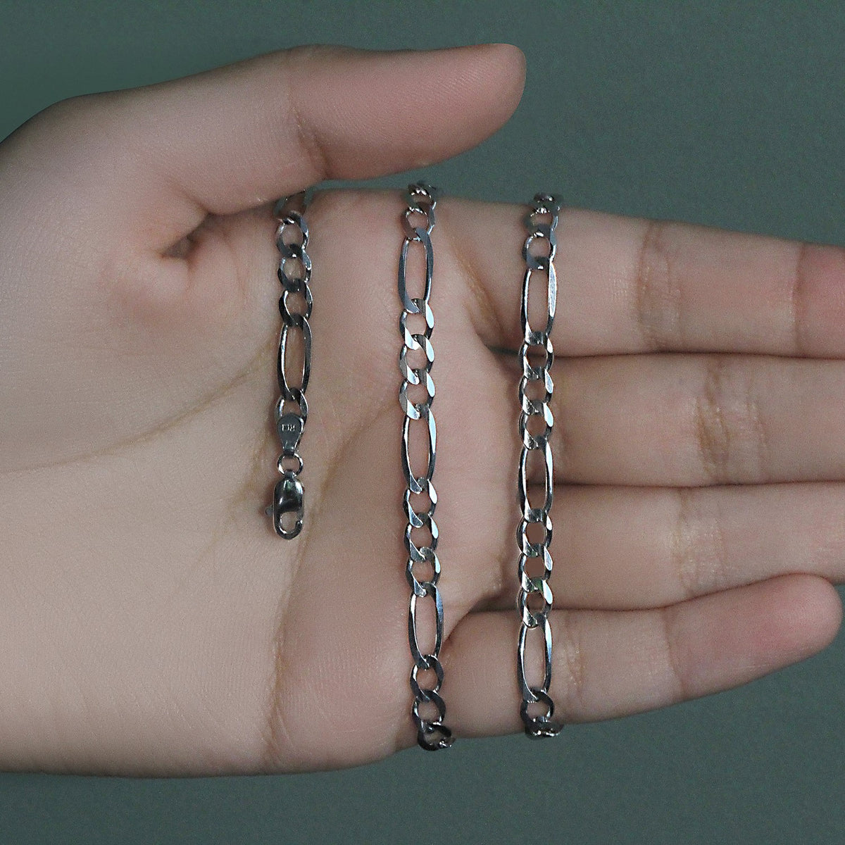 14k Solid Figaro Chain