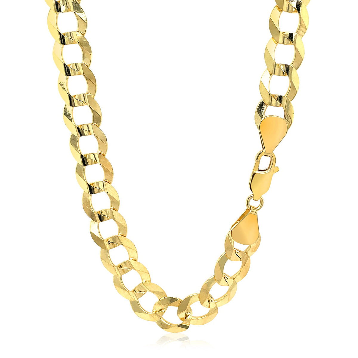 14k Solid Curb Chain