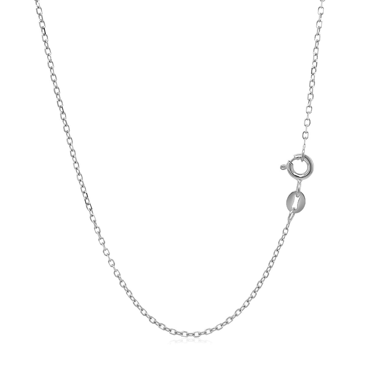 14k Faceted Cable Link Chain (1.2 mm)