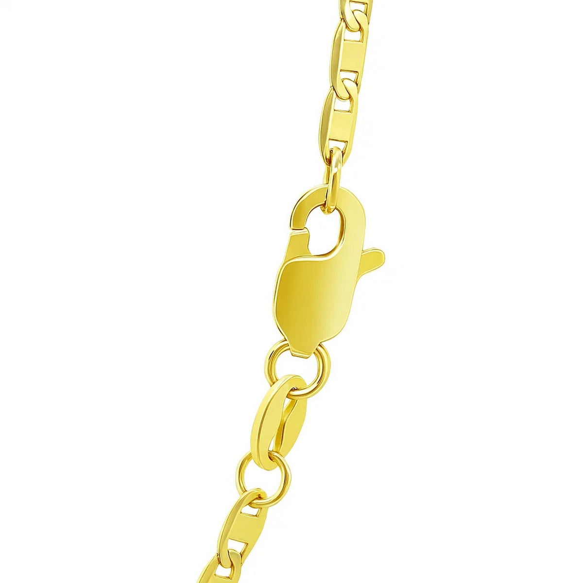 14k Yellow Gold Mariner Link Chain