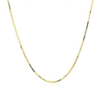 18k Yellow Gold Classic Box Chain