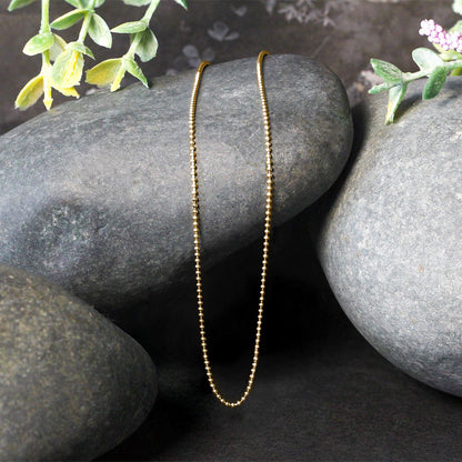 14k Bead Chain 1.0mm (1.00 mm)