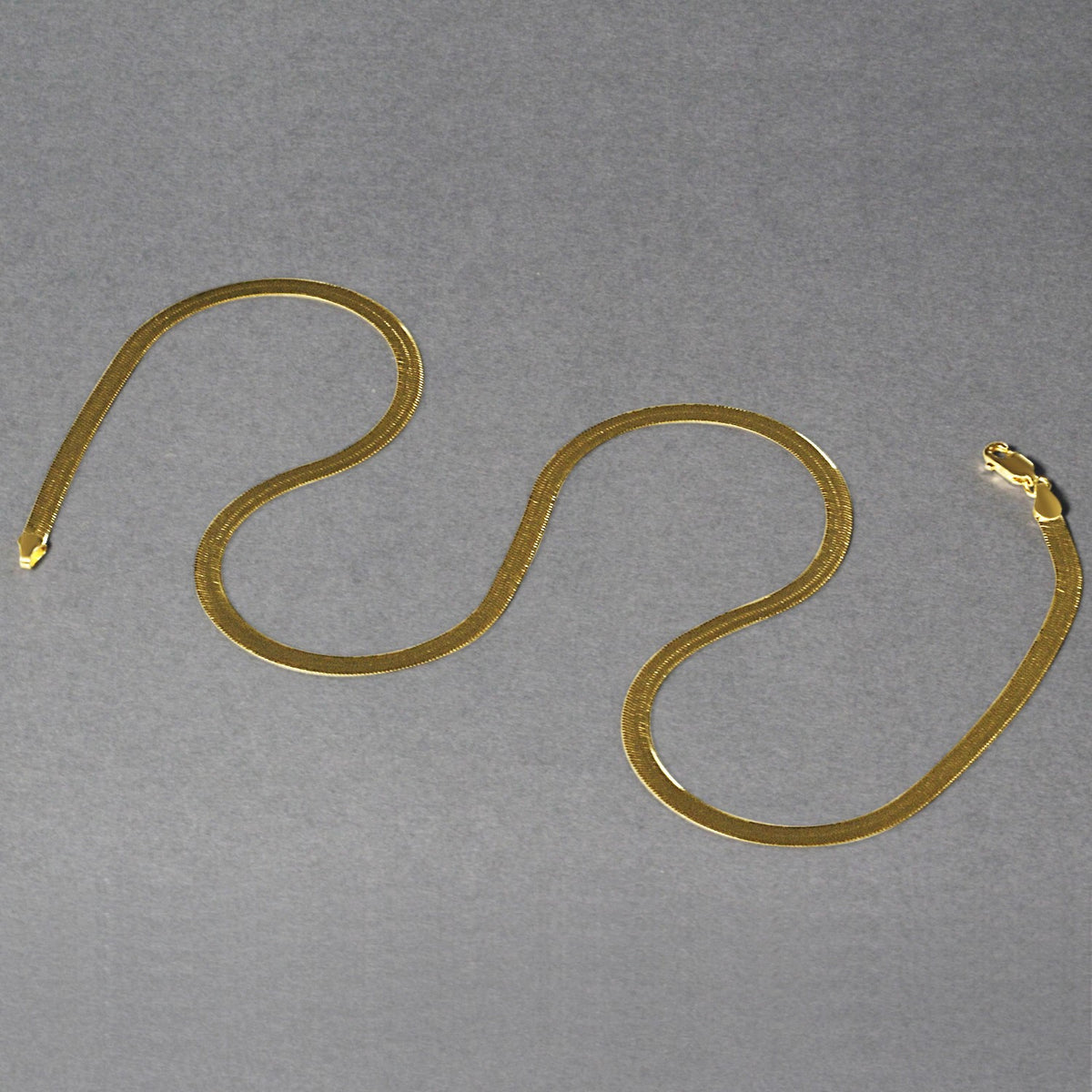 14k Yellow Gold Super Flex Herringbone Chain
