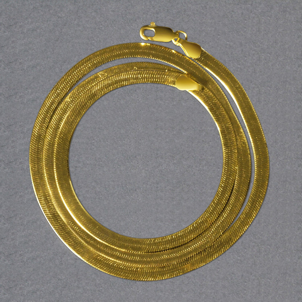 14k Yellow Gold Super Flex Herringbone Chain