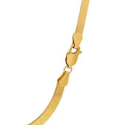 14k Yellow Gold Super Flex Herringbone Chain