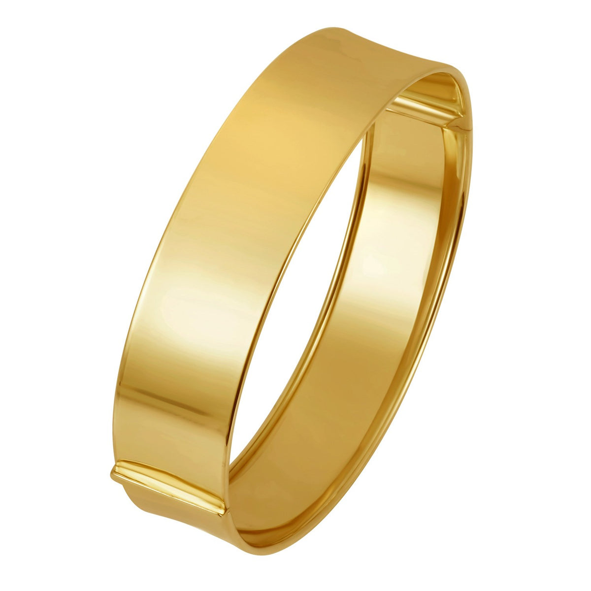Designer Medium Width Bracelet in 14K Yellow Gold (14.50 mm)