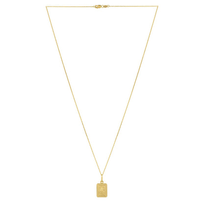 Sun and Stars Necklace in 14K Yellow Gold