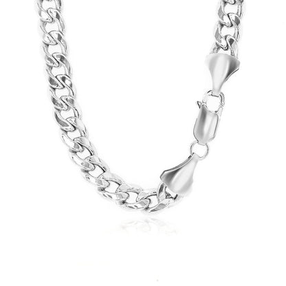 14k Miami Cuban Semi Solid Chain