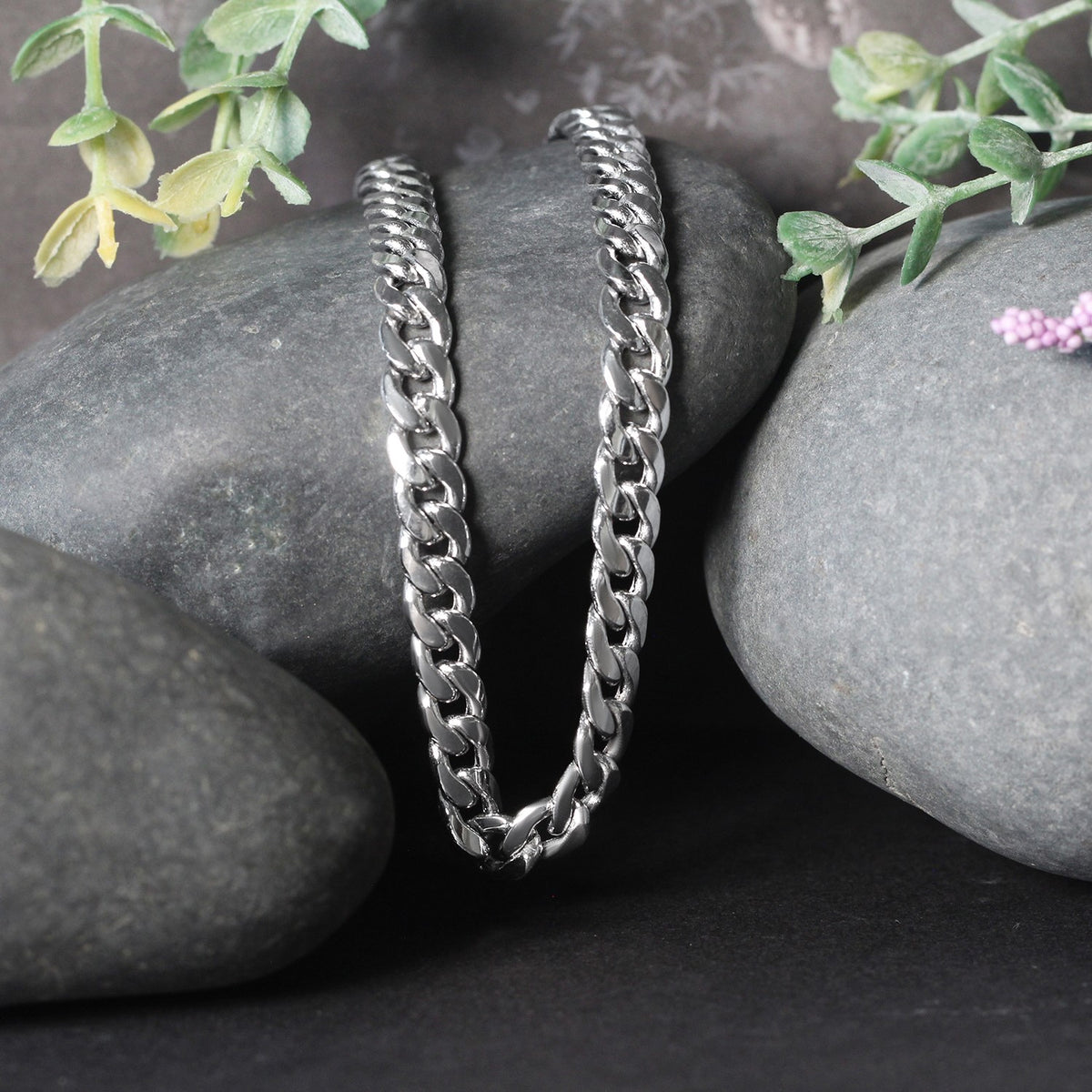 14k Miami Cuban Semi Solid Chain