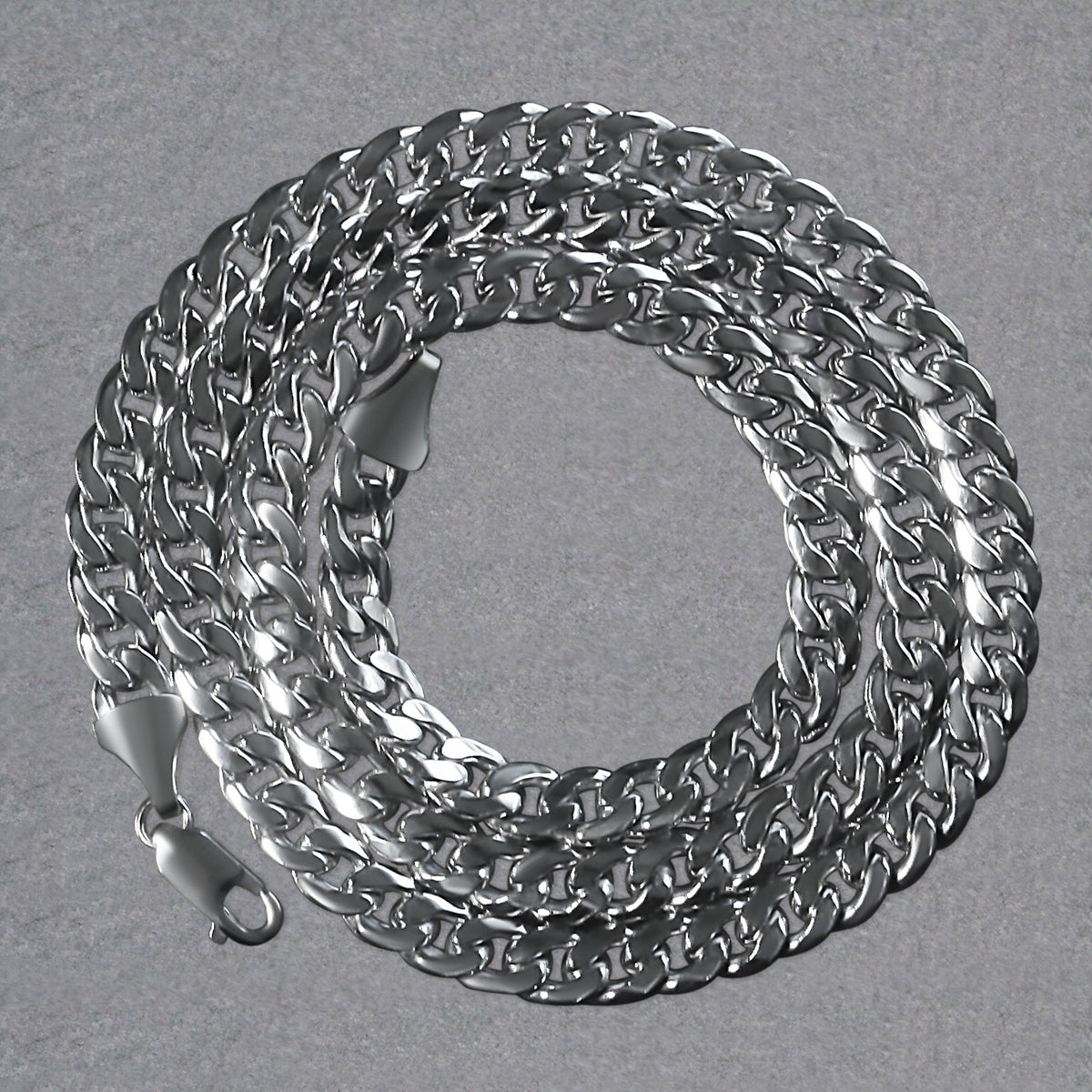 14k Miami Cuban Semi Solid Chain