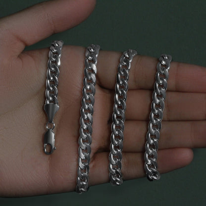 14k Miami Cuban Semi Solid Chain