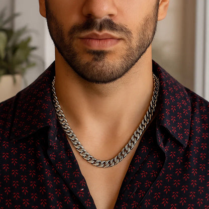 14k Miami Cuban Semi Solid Chain