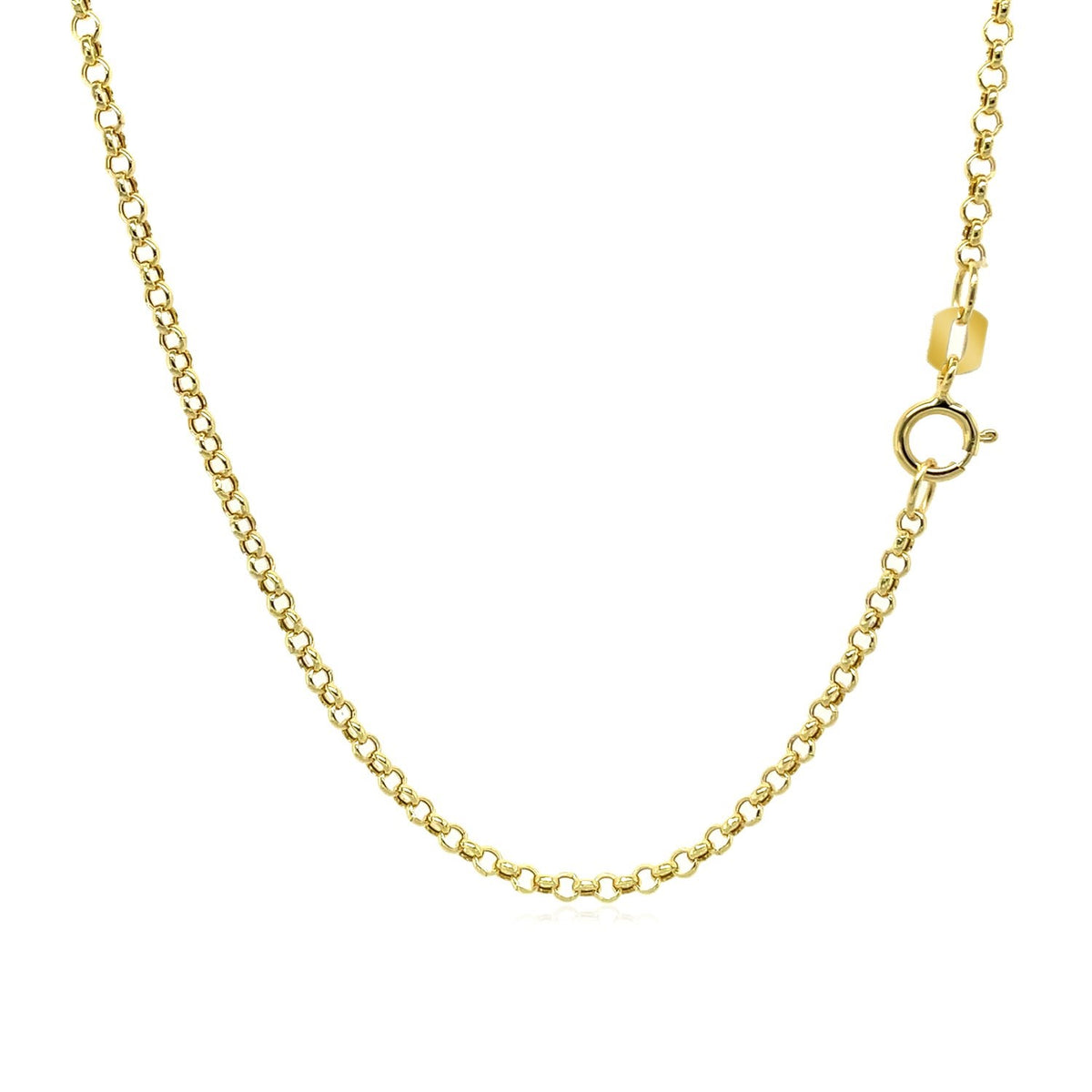 14k Yellow Gold Rolo Chain