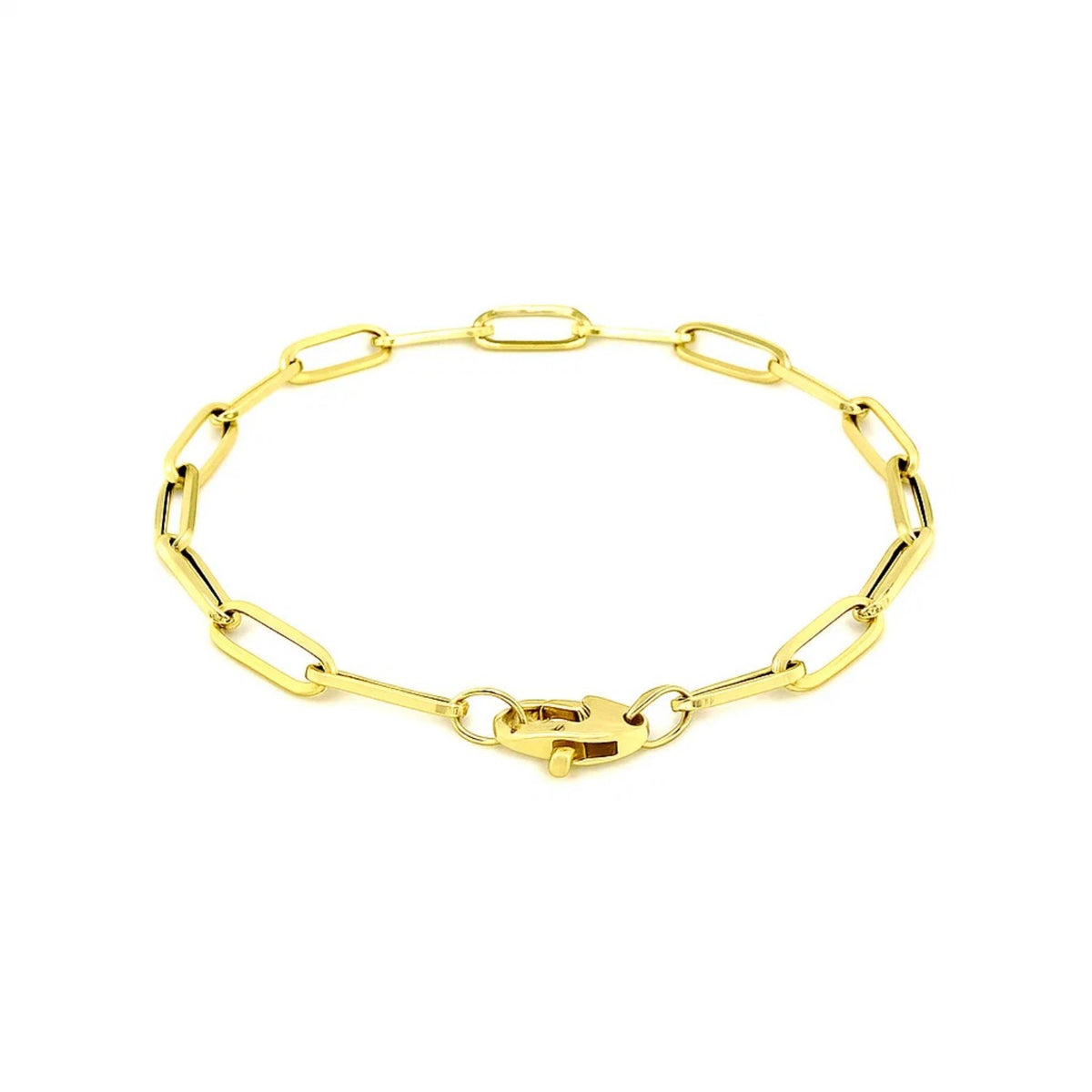 14K Bold Paperclip Chain Bracelet (4.20 mm)