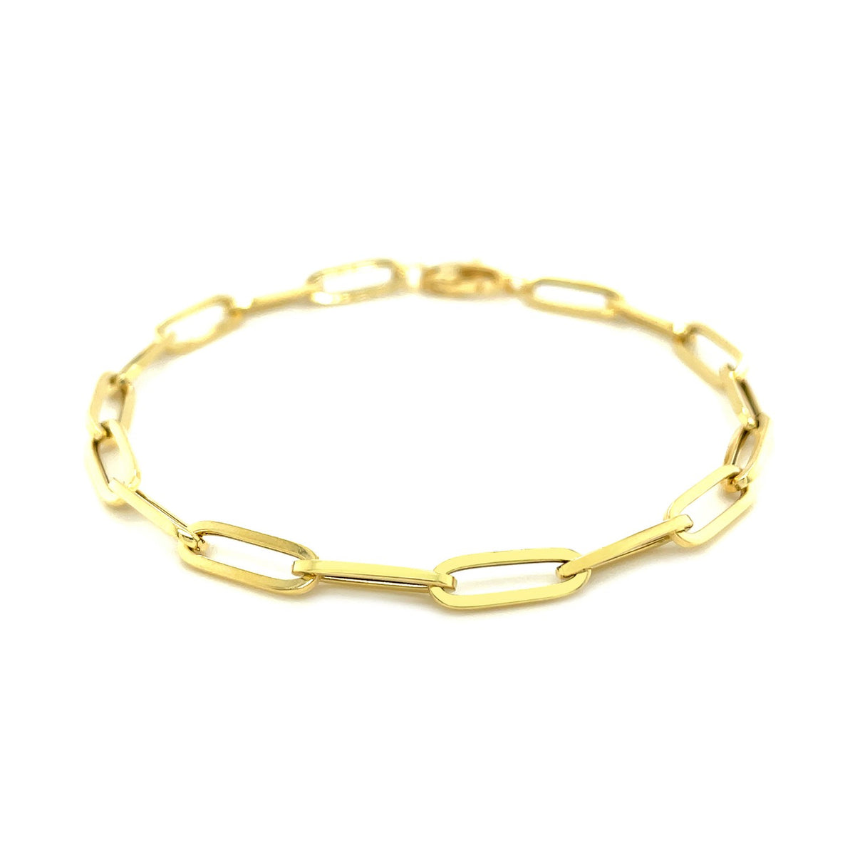14K Bold Paperclip Chain Bracelet (4.20 mm)