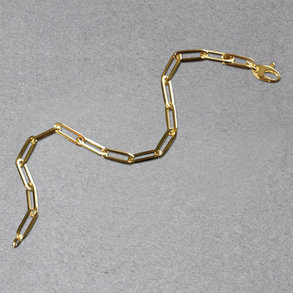14K Bold Paperclip Chain Bracelet (4.20 mm)