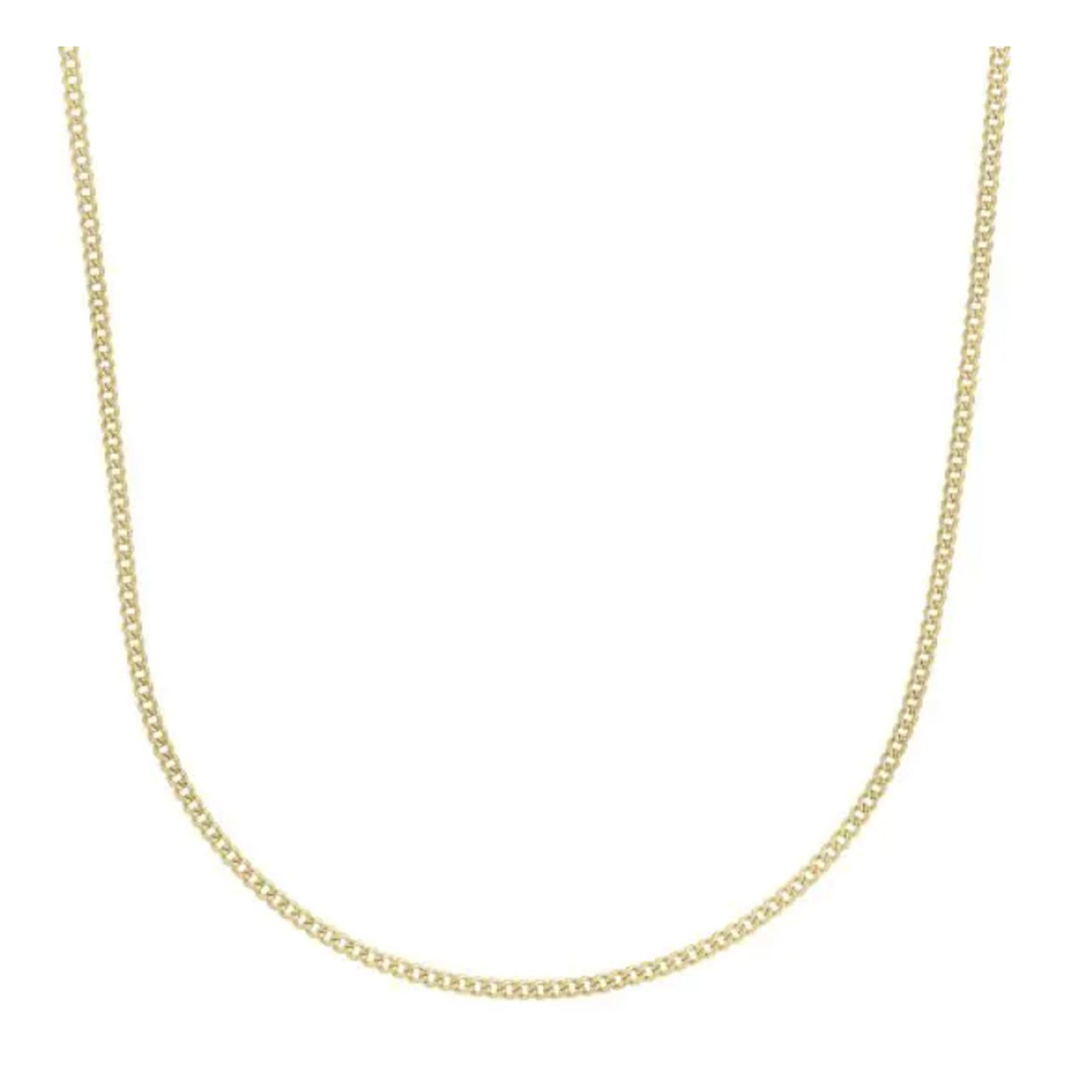 14k Light Gourmette Chain (2.20 mm)