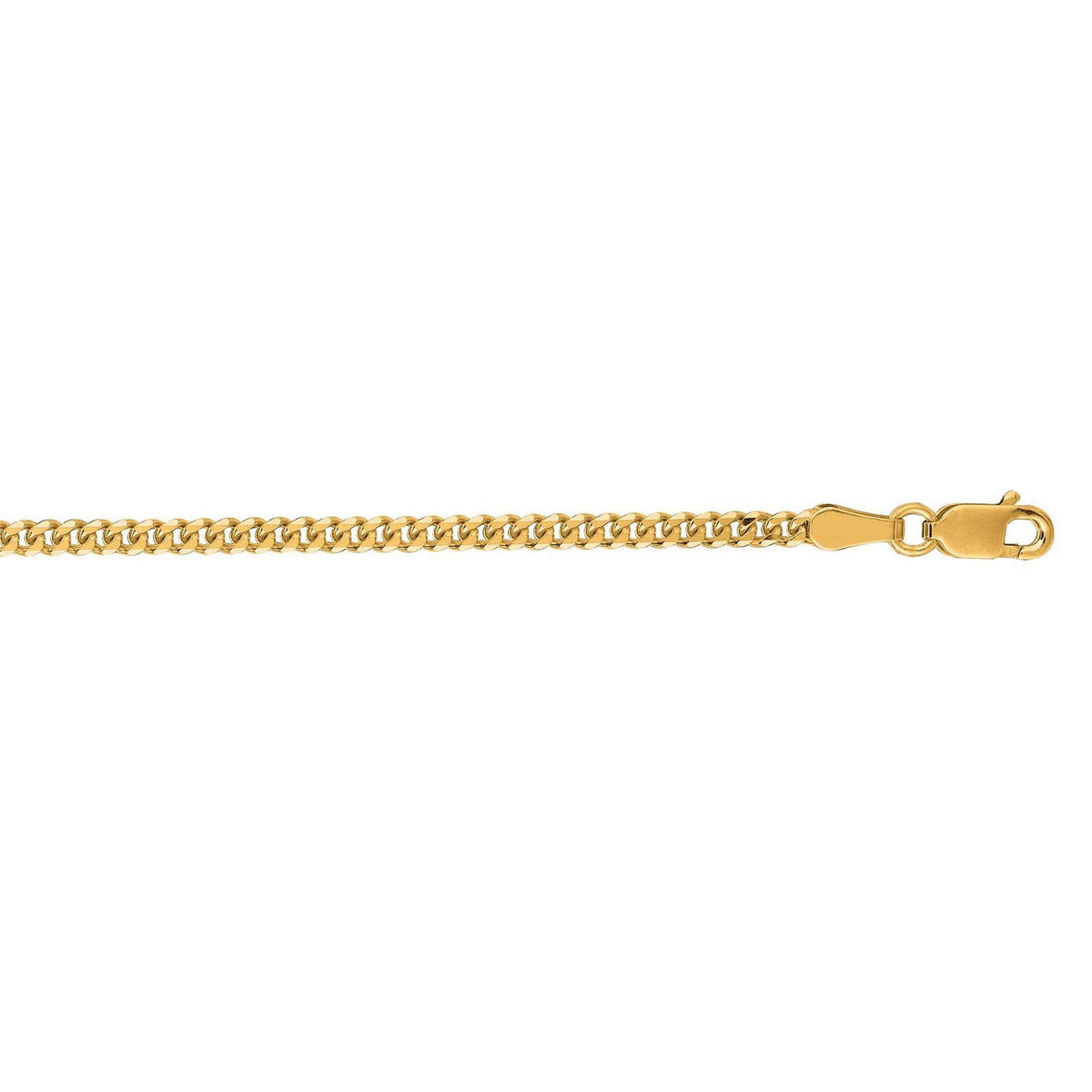 14k Light Gourmette Chain (2.20 mm)