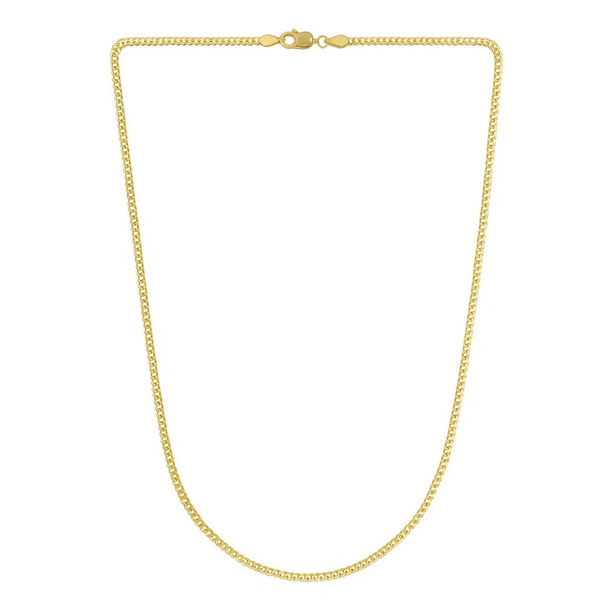 14k Light Gourmette Chain (2.20 mm)
