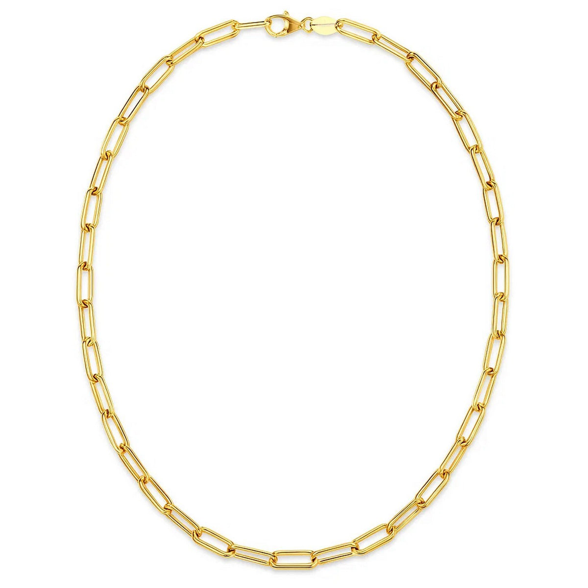 14K Paperclip Chain