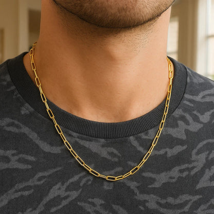 14K Paperclip Chain