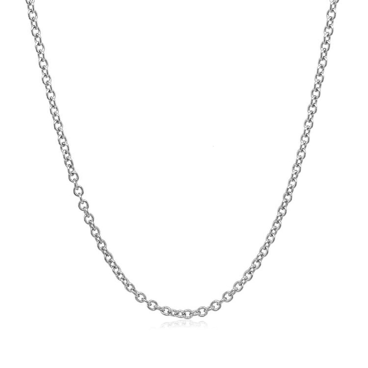 14k Yellow Gold Round Cable Link Chain