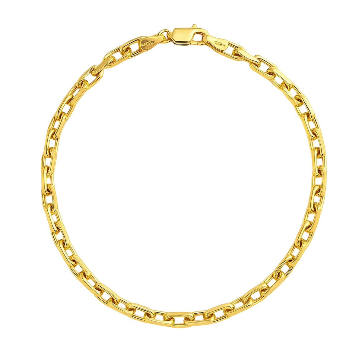 14k French Cable Chain Bracelet (2.50 mm)