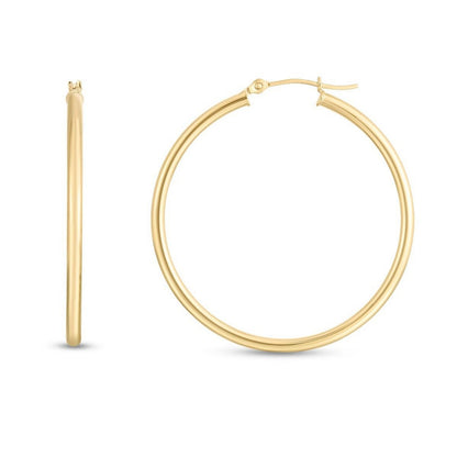 Classic Hoop Earrings in 14K