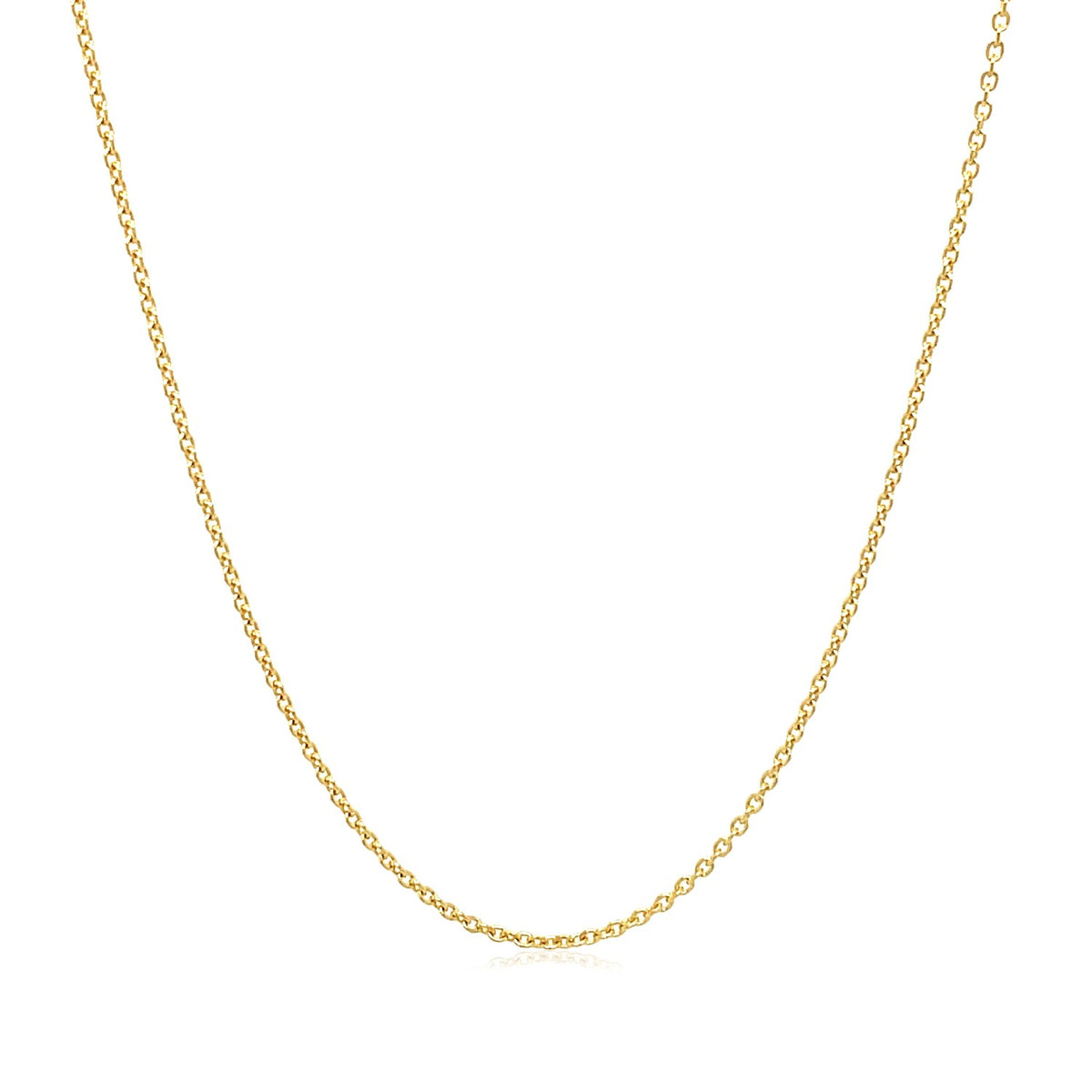 14k Oval Cable Link Chain