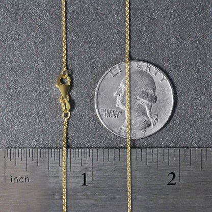 14k Oval Cable Link Chain