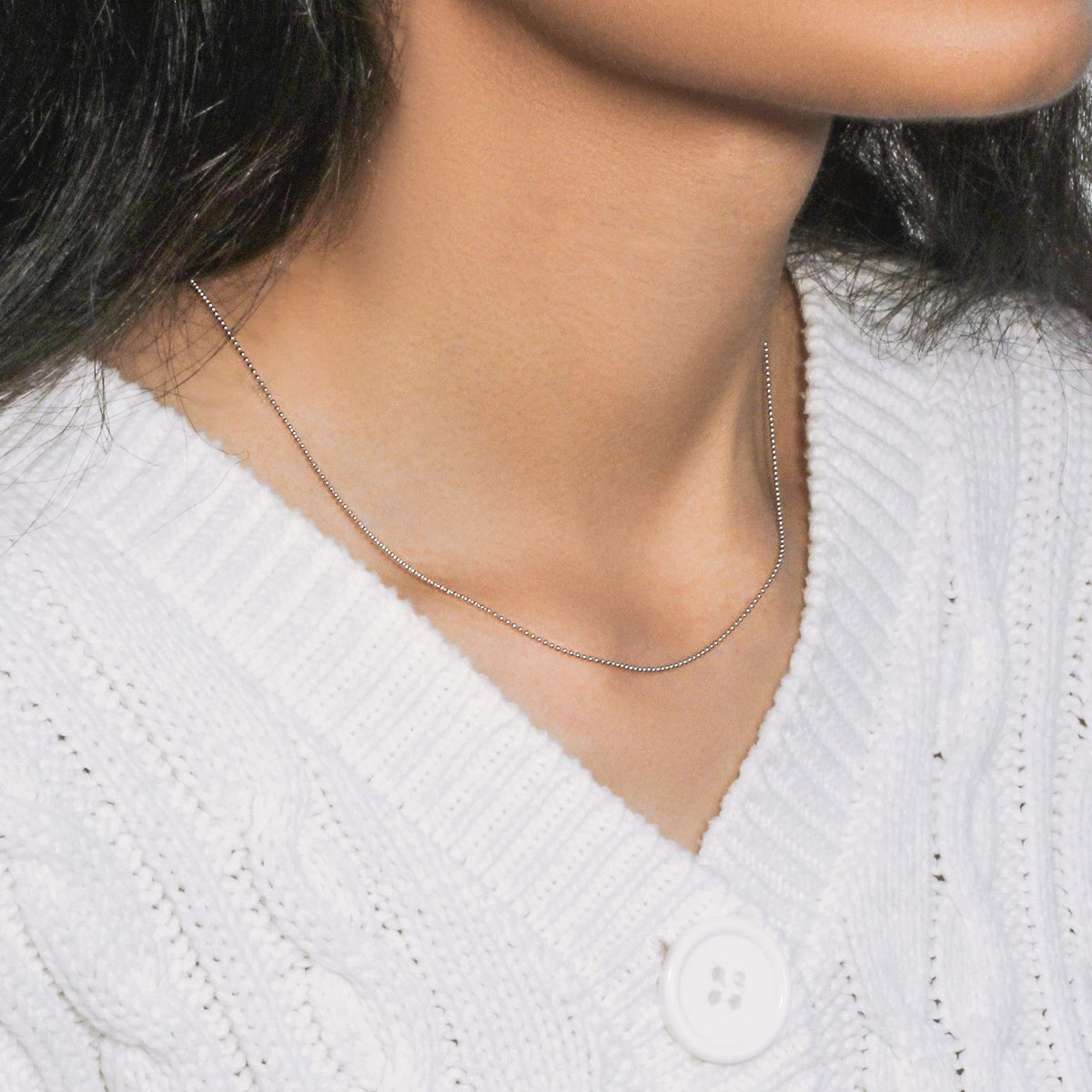 14k Bead Chain 1.0mm (1.00 mm)