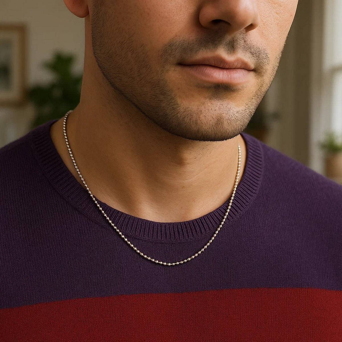 14k Bead Chain 1.0mm (1.00 mm)
