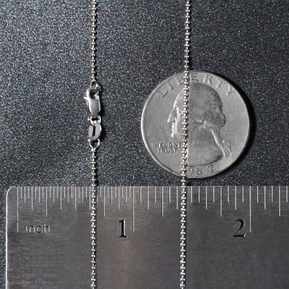 14k Bead Chain 1.0mm (1.00 mm)