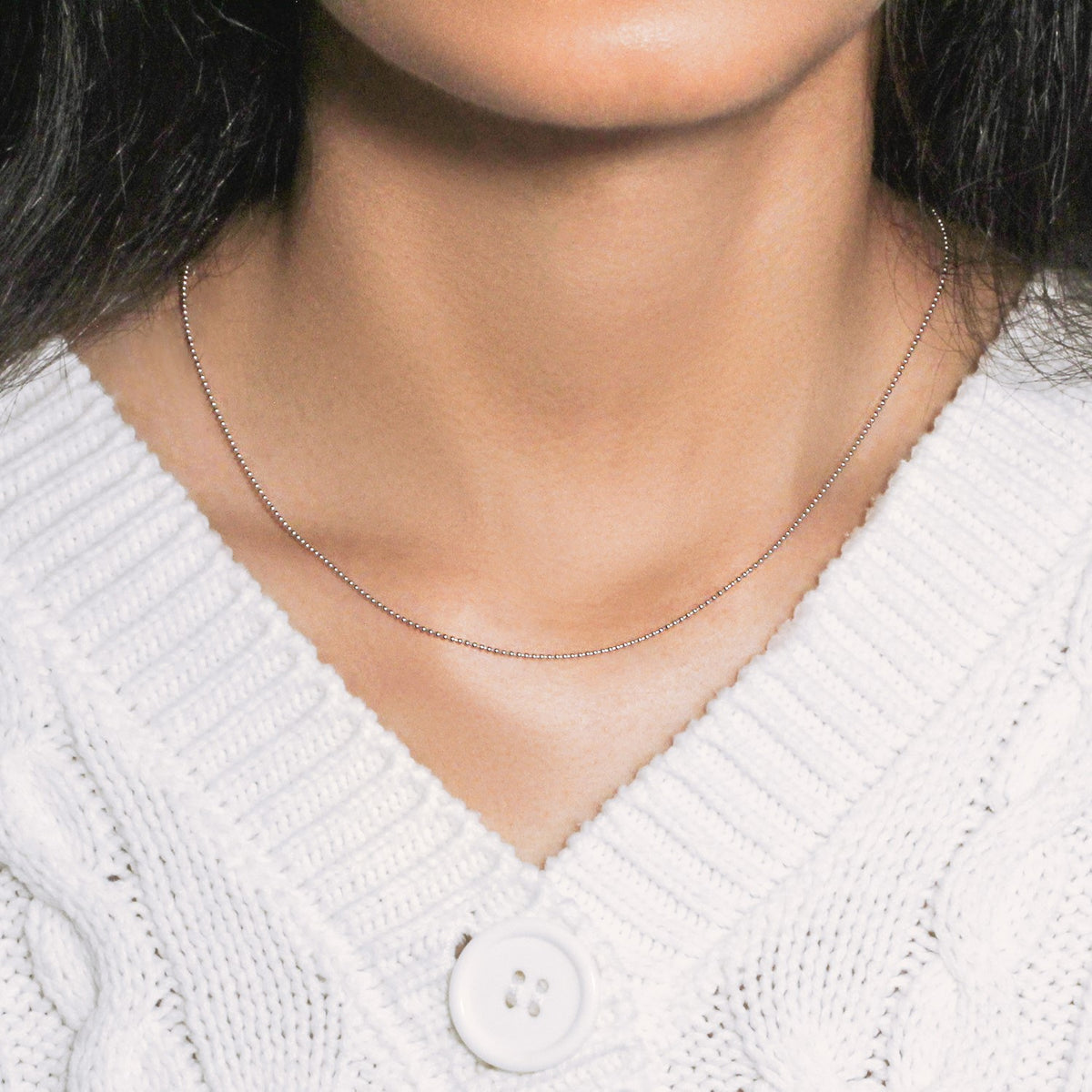 14k Bead Chain 1.0mm (1.00 mm)