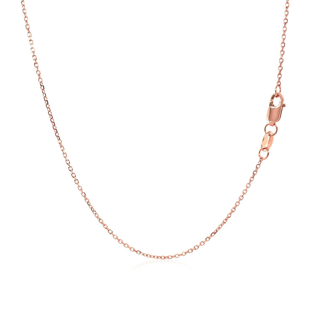 18k Diamond Cut Cable Link Chain