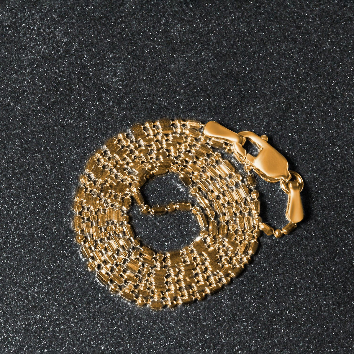 14k Diamond-Cut Bead Chain