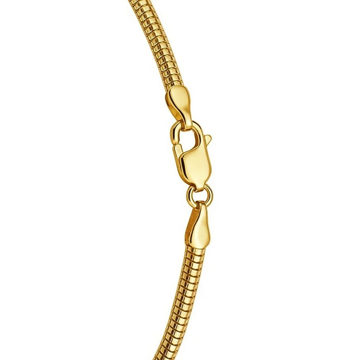 14K Yellow Gold Lite Oval Snake Chain