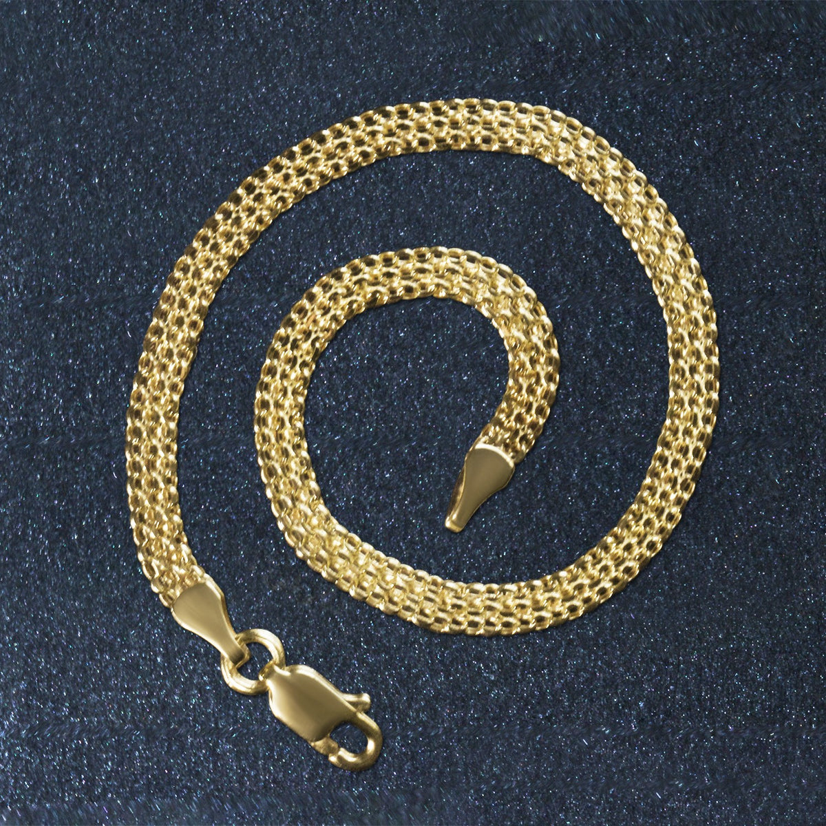 14k Yellow Gold Bismark Bracelet (7.00 mm)