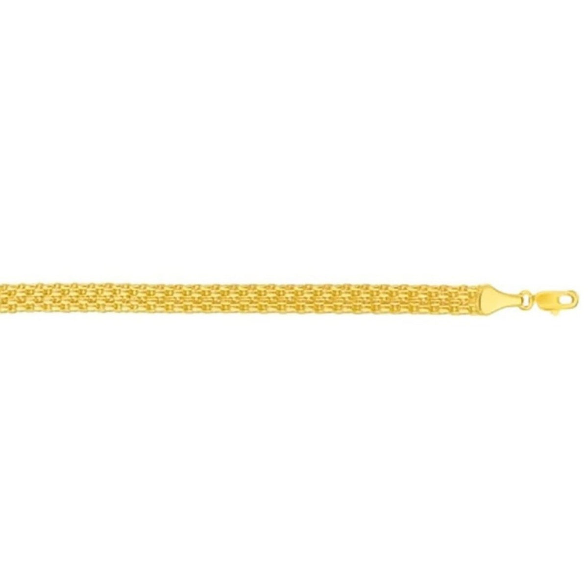 14k Yellow Gold Bismark Bracelet (7.00 mm)