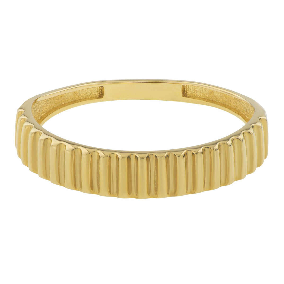 Graduated Ridge Ring in 14K Yellow Gold (1.80 mm)