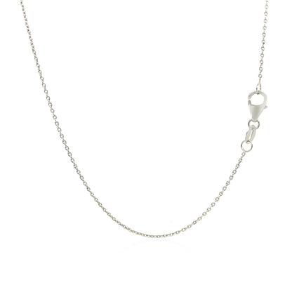 18k Round Cable Link Chain