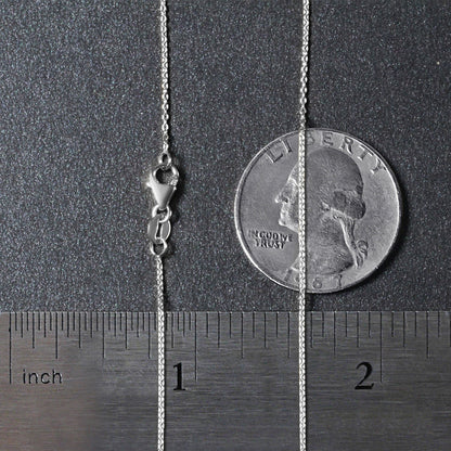 18k Round Cable Link Chain