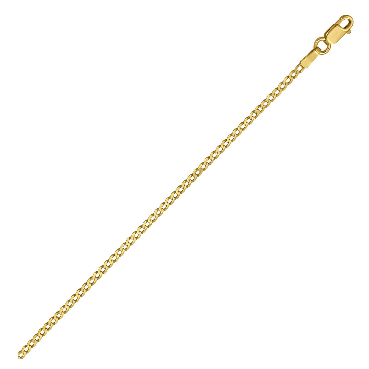 14k Solid Curb Chain