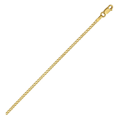 14k Solid Curb Chain
