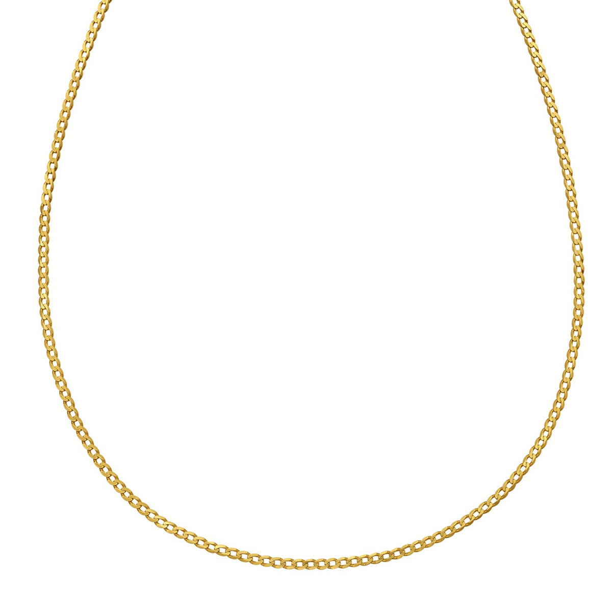 14k Solid Curb Chain