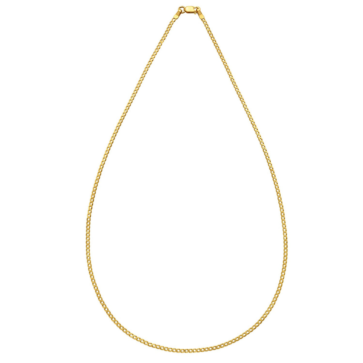 14k Solid Curb Chain