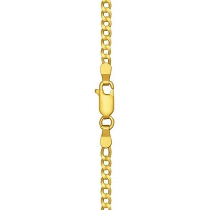 14k Solid Curb Chain